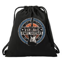 Vintage Rare Guitars Retro American Made Guitarist Drawstring Bag