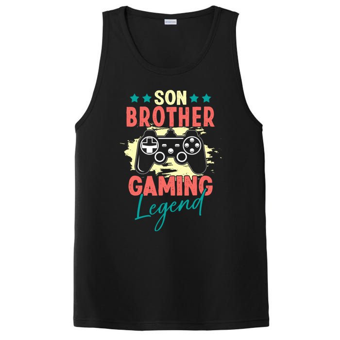 Vintage Retro Gamer Gift Son Brother Gaming Legend PosiCharge Competitor Tank