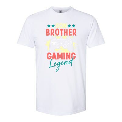 Vintage Retro Gamer Gift Son Brother Gaming Legend Softstyle CVC T-Shirt