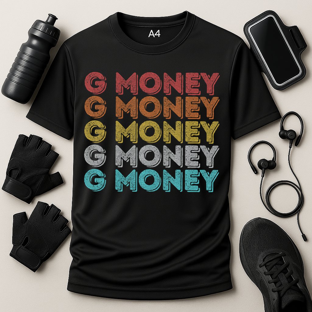 Vintage Retro G Money Cooling Performance Crew T-Shirt
