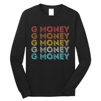 Vintage Retro G Money Long Sleeve Shirt