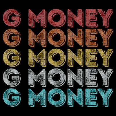 Vintage Retro G Money T-Shirt