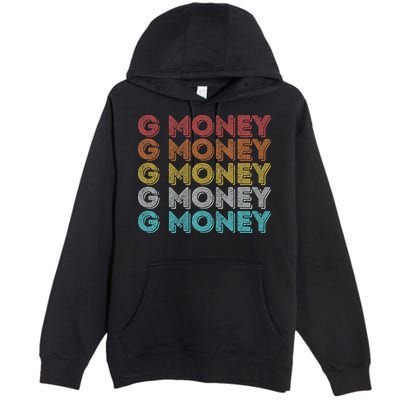 Vintage Retro G Money Premium Pullover Hoodie