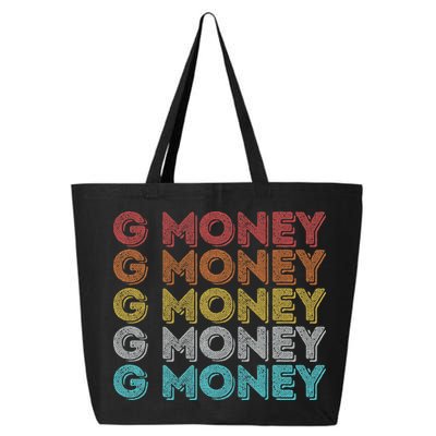 Vintage Retro G Money 25L Jumbo Tote