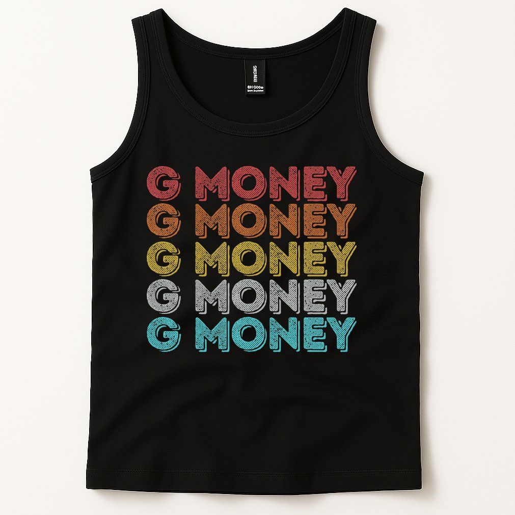 Vintage Retro G Money Tank Top