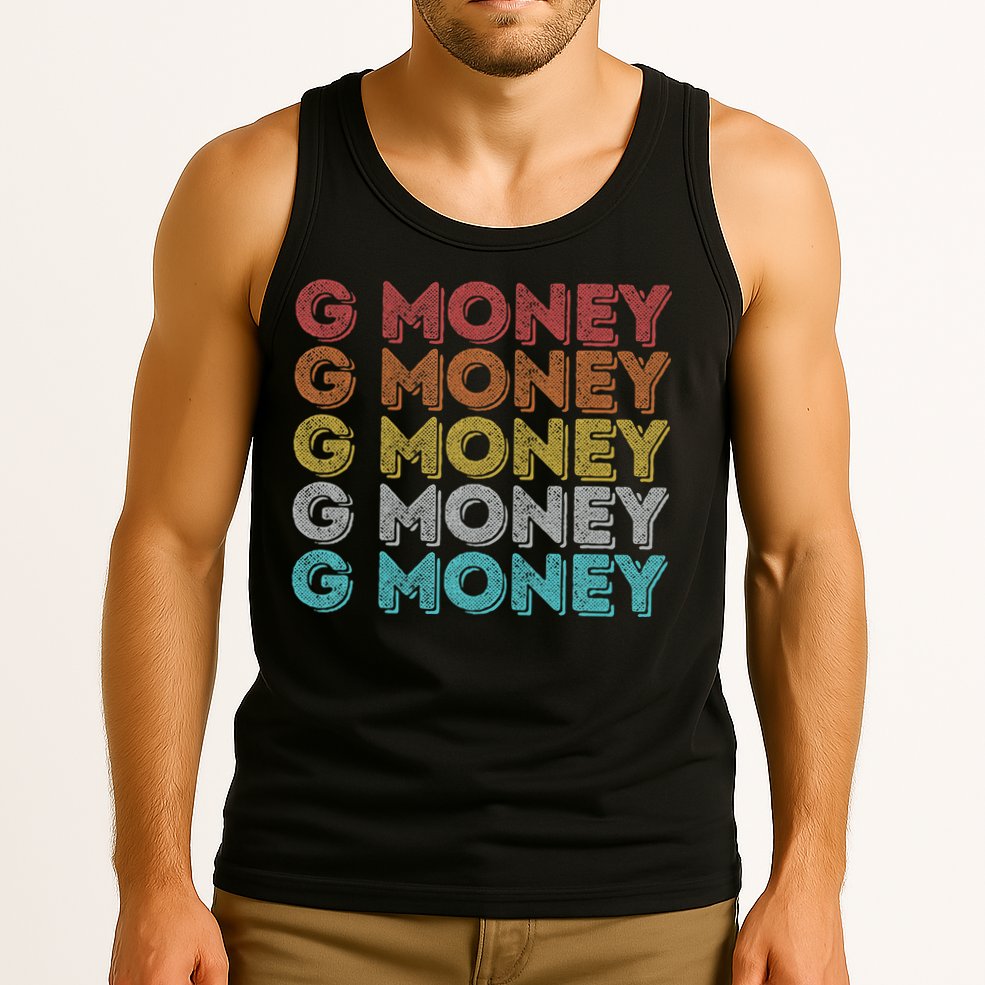 Vintage Retro G Money Tank Top
