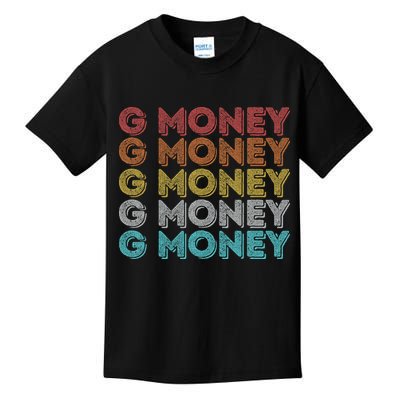 Vintage Retro G Money Kids T-Shirt