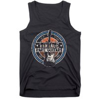 Vintage Rare Guitars Retro American Made Guitarist Tank Top