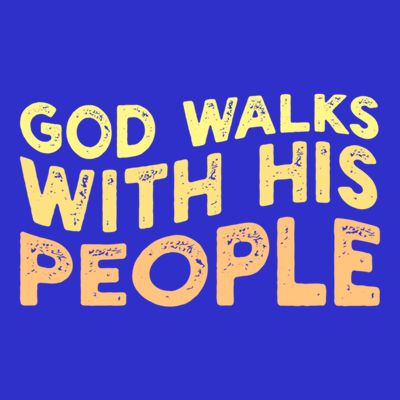 Vintage Retro God Walks With His People World Refugee Day Funny Gift T-Shirt