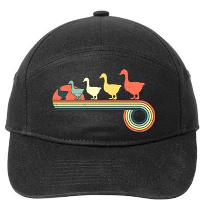 Vintage Retro Goose 7-Panel Snapback Hat