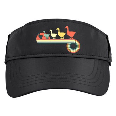 Vintage Retro Goose Adult Drive Performance Visor