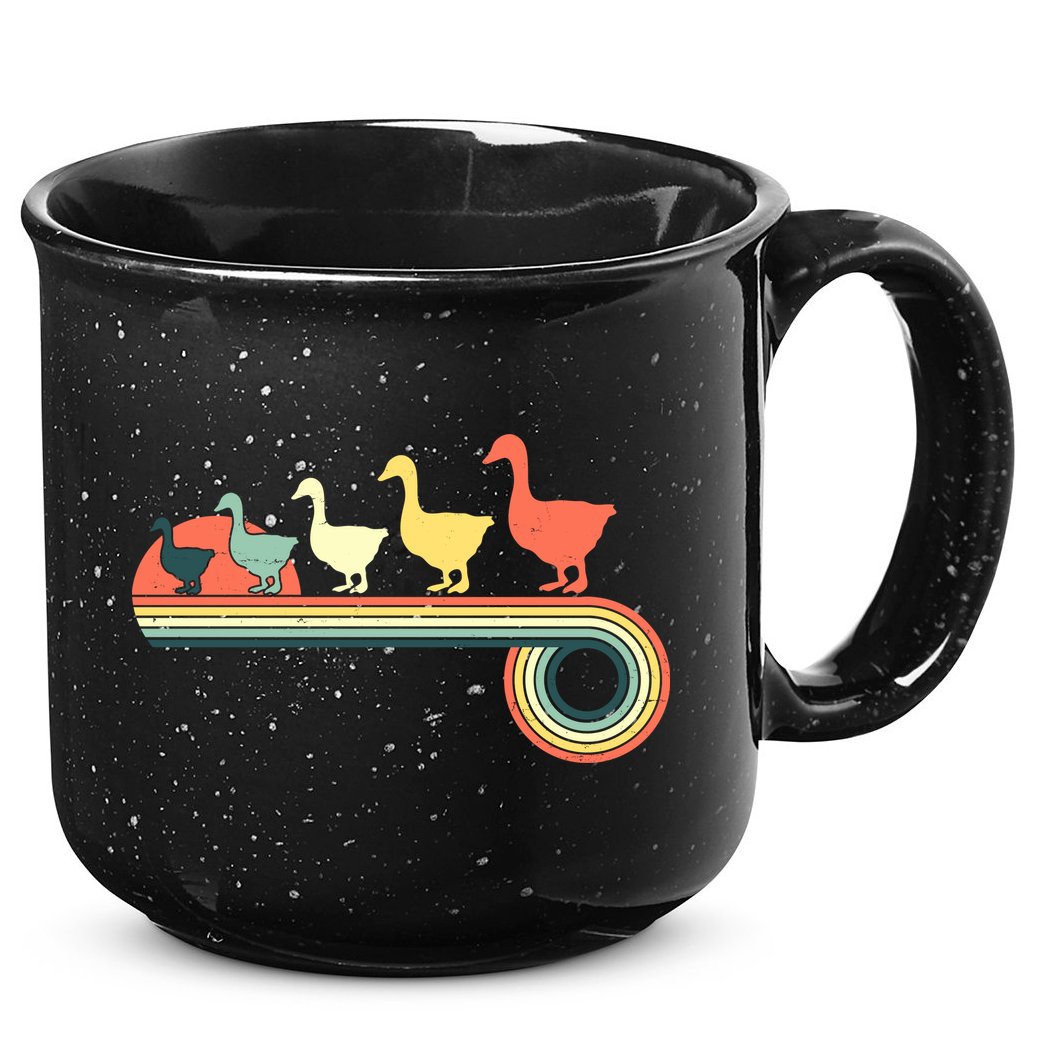 Vintage Retro Goose 15oz Campfire Ceramic Mug