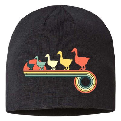 Vintage Retro Goose Sustainable Beanie