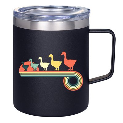 Vintage Retro Goose 12oz Stainless Steel Coffee Mug