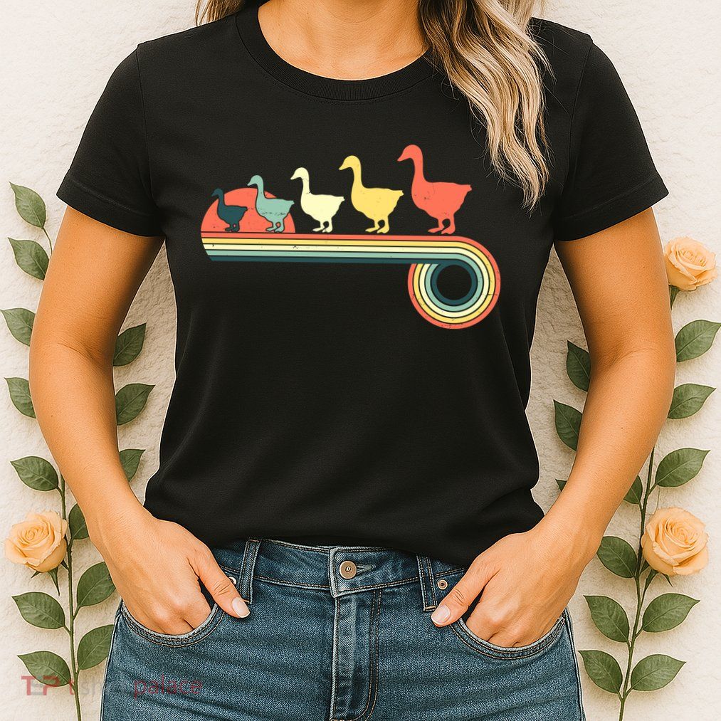 Vintage Retro Goose Womens T-Shirt