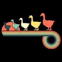Vintage Retro Goose Kids T-Shirt