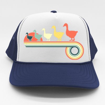 Vintage Retro Goose Trucker Hat