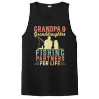 Vintage Retro Grandpa And Granddaughter Fishing Partners PosiCharge Competitor Tank