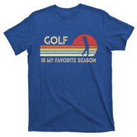 Vintage Retro Golf Is My Favorite Season Funny Gift T-Shirt