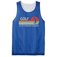 Vintage Retro Golf Is My Favorite Season Funny Gift Mesh Reversible Basketball Jersey Tank