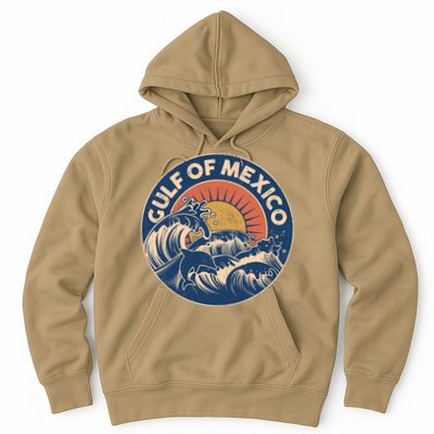 Vintage Retro Gulf of Mexico Emblem Hoodie