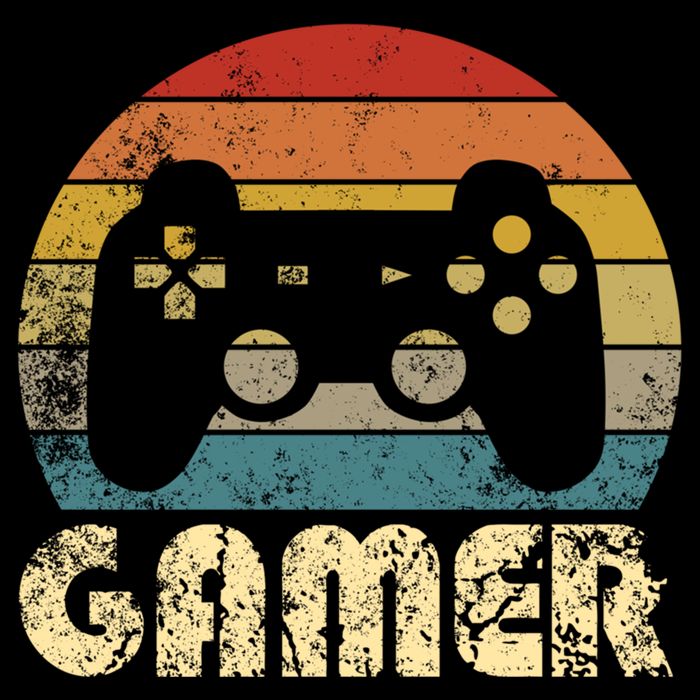 Vintage Retro Gamer Video Game Player Boys Teens Gift Doggie Tank