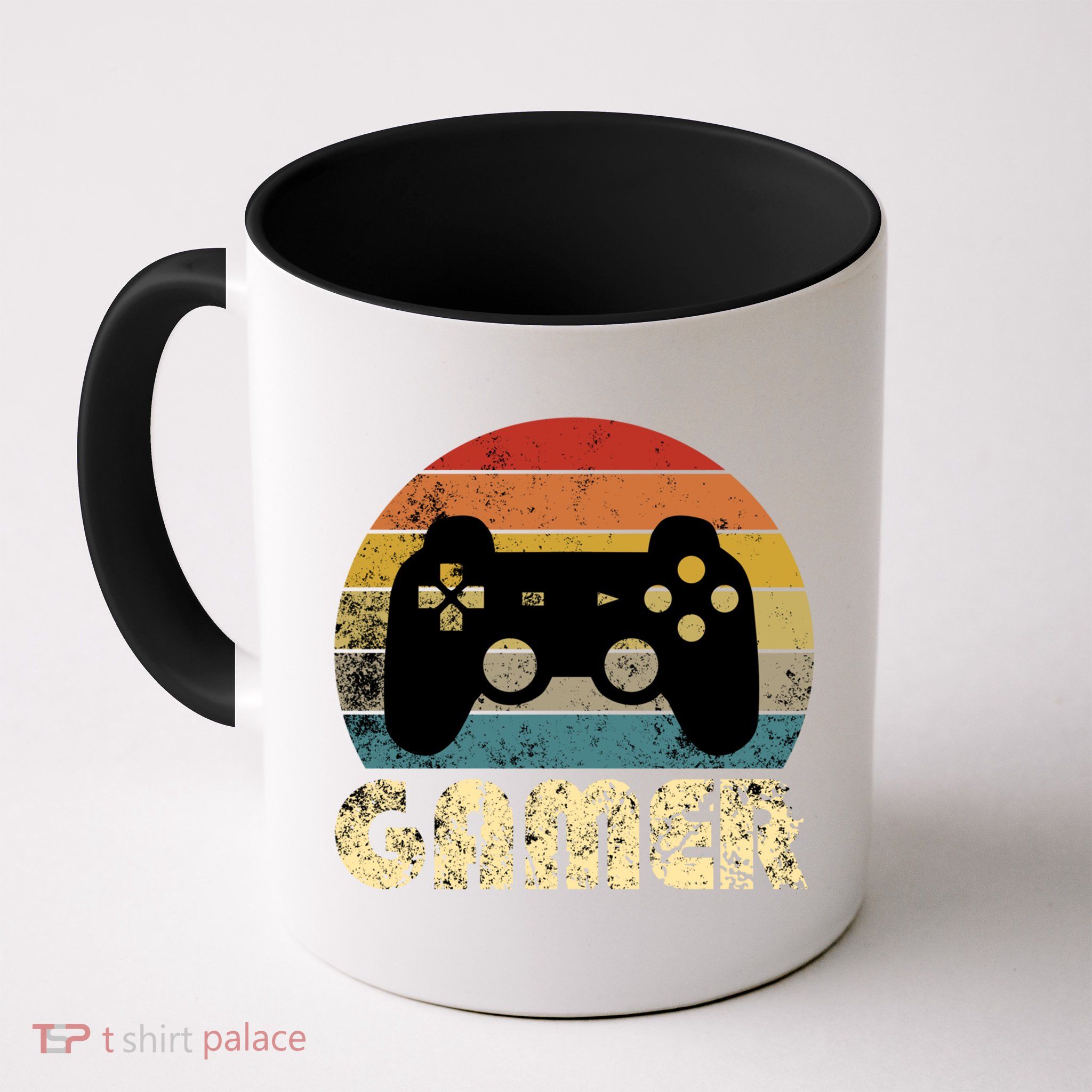 Vintage Retro Gamer Video Game Player Boys Teens Gift Mug