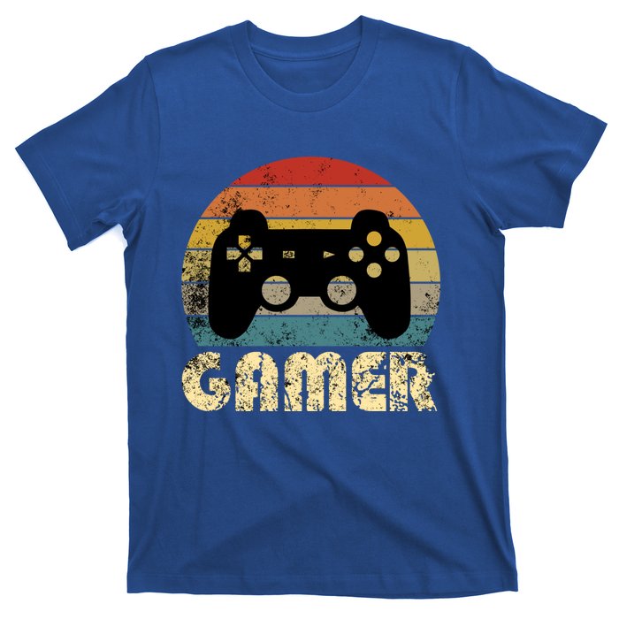 Vintage Retro Gamer Video Game Player Boys Teens Gift T-Shirt