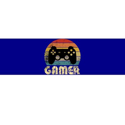 Vintage Retro Gamer Video Game Player Boys Teens Gift Bumper Sticker