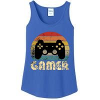 Vintage Retro Gamer Video Game Player Boys Teens Gift Ladies Essential Tank