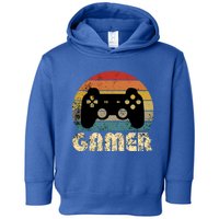 Vintage Retro Gamer Video Game Player Boys Teens Gift Toddler Hoodie