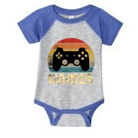 Vintage Retro Gamer Video Game Player Boys Teens Gift Infant Baby Jersey Bodysuit