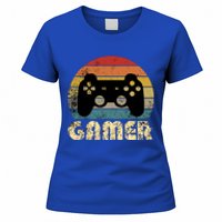 Vintage Retro Gamer Video Game Player Boys Teens Gift Women's T-Shirt