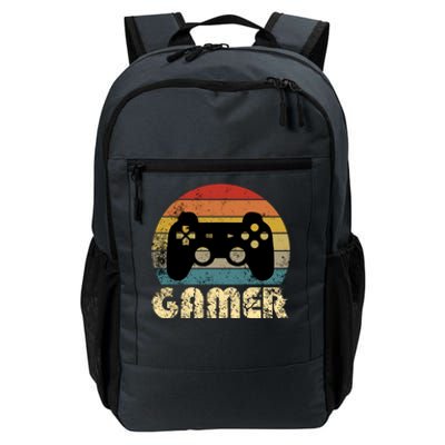 Vintage Retro Gamer Video Game Player Boys Teens Gift Daily Commute Backpack