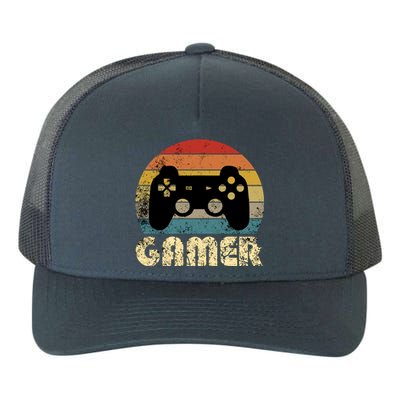 Vintage Retro Gamer Video Game Player Boys Teens Gift Yupoong Adult 5-Panel Trucker Hat