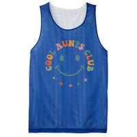 Vintage Retro Groovy Cool Aunts Club Gift Mesh Reversible Basketball Jersey Tank