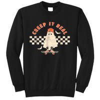 Vintage Retro Halloween Creep It Real Ghost Boy Fall Season Sweatshirt