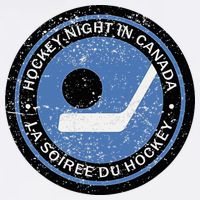 Vintage Retro Hockey Night In Canada Hockey Player Team Doggie Tank