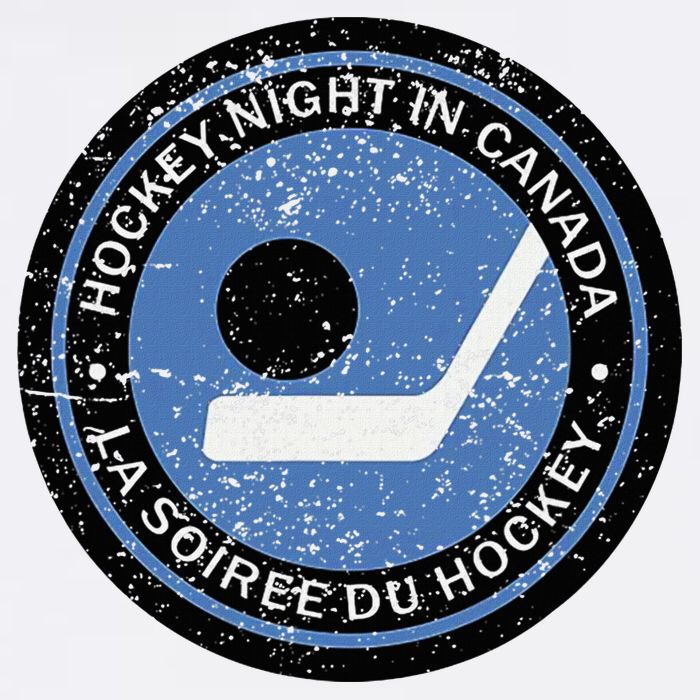 Vintage Retro Hockey Night In Canada Hockey Player Team Doggie Tank