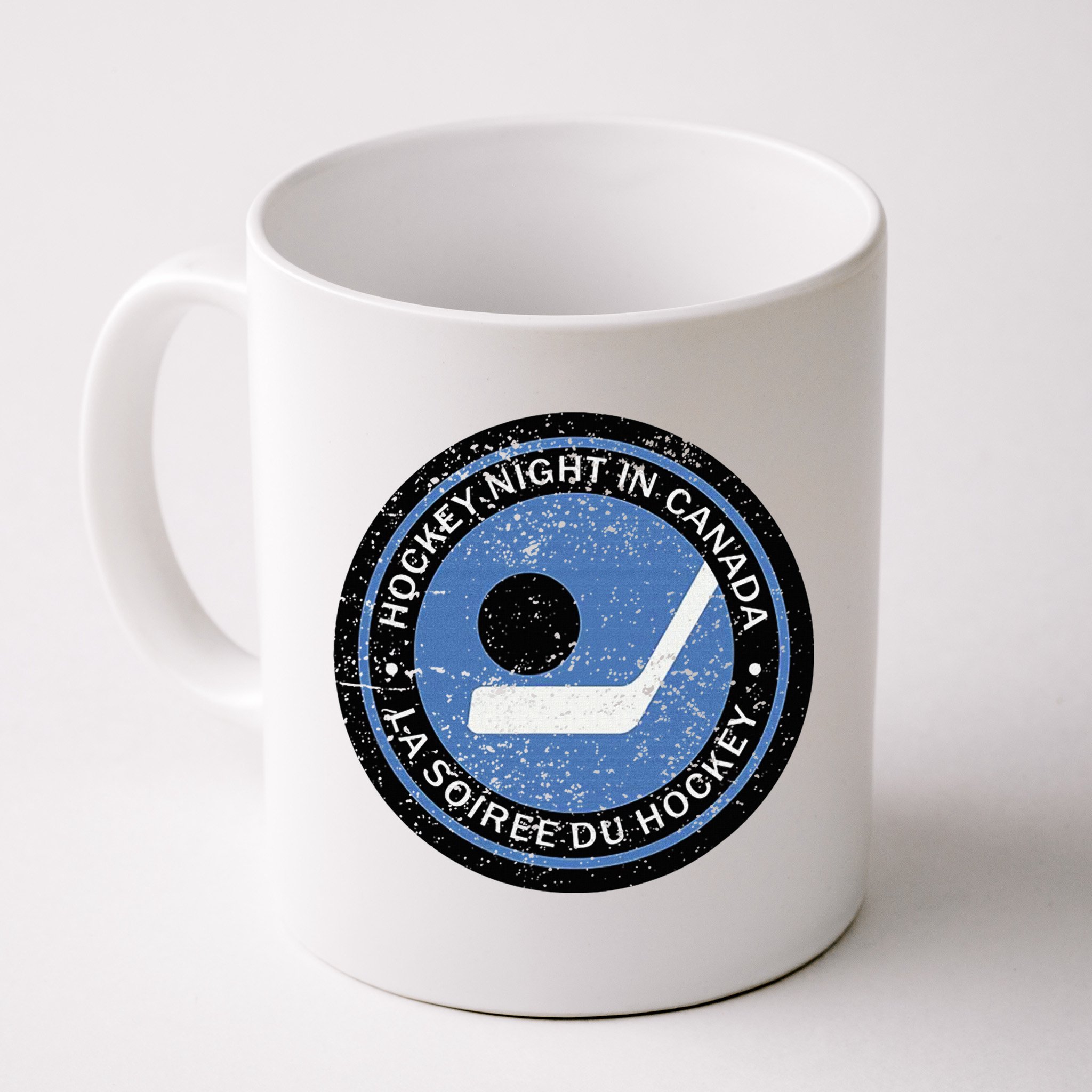 Vintage Retro Hockey Night In Canada Hockey Player Team Mug