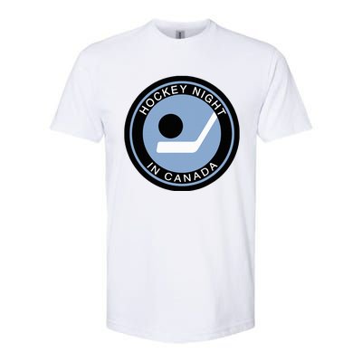 Vintage Retro Hockey Night In Canada Hockey Player Team Softstyle® CVC T-Shirt