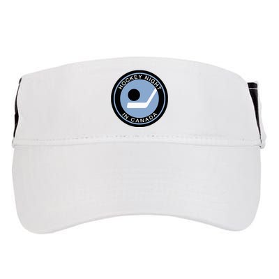 Vintage Retro Hockey Night In Canada Hockey Player Team Adult Drive Performance Visor