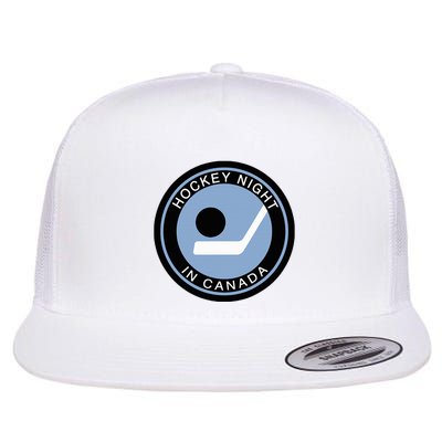 Vintage Retro Hockey Night In Canada Hockey Player Team Flatbill Hat