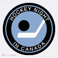 Vintage Retro Hockey Night In Canada Hockey Player Team Flatbill Hat