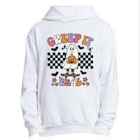 Vintage Retro Halloween Creep It Real Ghost Boy Fall Season Urban Pullover Hoodie