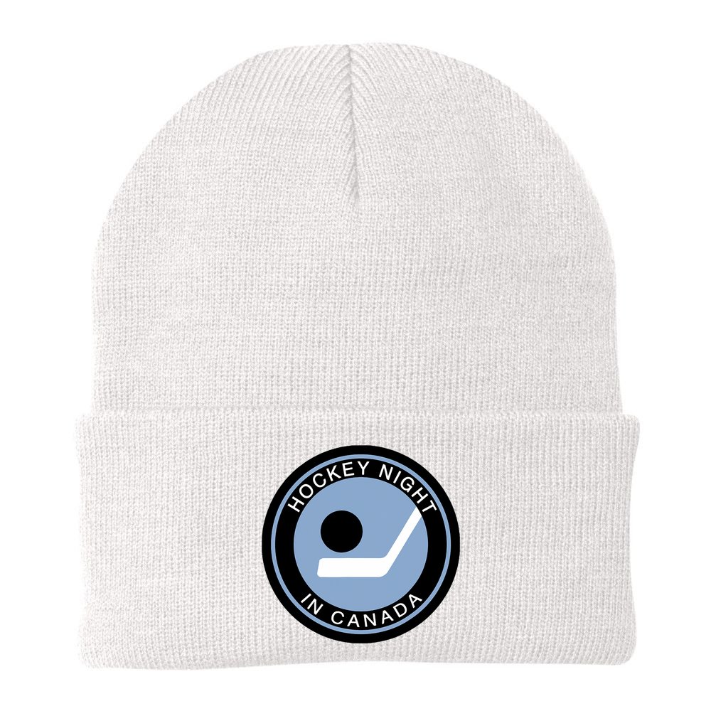 Vintage Retro Hockey Night In Canada Hockey Player Team Beanie
