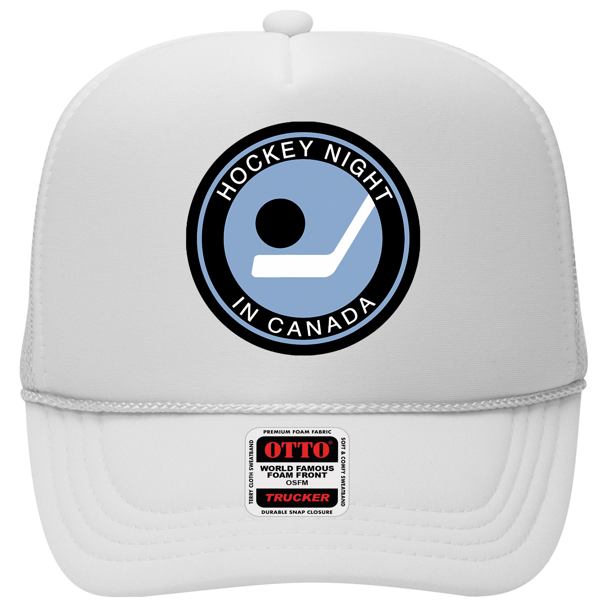 Vintage Retro Hockey Night In Canada Hockey Player Team Hat