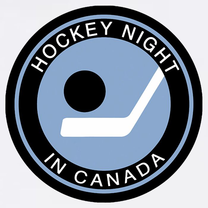 Vintage Retro Hockey Night In Canada Hockey Player Team Hat