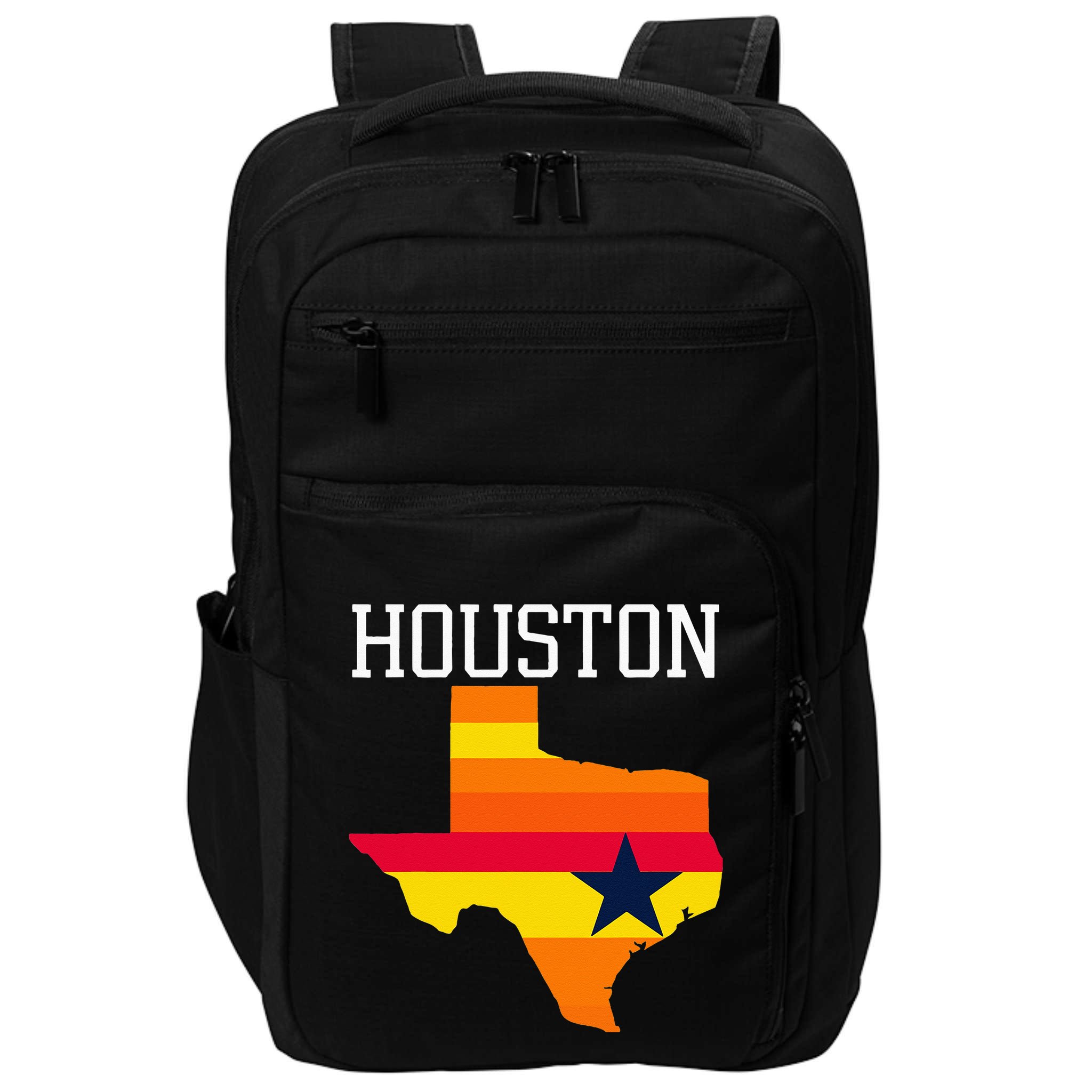 Vintage Retro Houston Texas Impact Tech Backpack