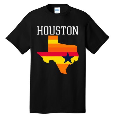 Vintage Retro Houston Texas Tall T-Shirt